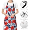 thumbnail image 6 of Picia Leaves And Flowers Waterproof Apron for Unisex Adult - Adjustable Bib Apron with Pockets, Ideal for Cooking, Gardening, Painting, and Household Chores, 6 of 9