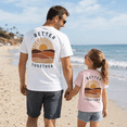 thumbnail image 2 of Better Together Sunset Matching Shirt, Dad Son Retro Landscape Tee, Family Matching Outfit, Fathers Day Mini Me Gift, 2 of 7