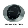 thumbnail image 1 of Peterson Artwares CL7030 Modern Reflection Metal Wall Clock, sliver, 1 of 2