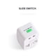 thumbnail image 5 of Inteprter Enchufe de viaje ABS Universal 4 en 1 interruptor deslizante plegable convertidor de energía de viaje adaptador de carga con bolsa de Electrónica, 5 of 6