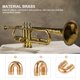 thumbnail image 5 of Accesorio profesional para trompeta con cuello doblado, dorado, para instrumentos musicales., 5 of 5