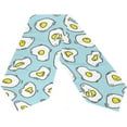 thumbnail image 2 of Coolnut Rectangle Cloth Table Runner, Fried Eggs Table Cover 13"x90"for Wedding Birthday Holiday, 2 of 5