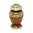 thumbnail image 4 of Urnsdirect2U Berkshire Gold Cremation Urn Set. Capacity 226 cubic inches, 4 of 4