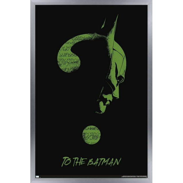 DC Comics The Batman - Riddler Wall Poster, 22.375" x 34" Framed