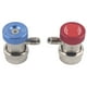 thumbnail image 1 of 2 piezas de acoplador rápido de alta y baja presión para manómetro de colector de aire acondicionado R134A, adaptador de latón, accesorio de aire acondicionado, 1 of 14