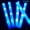 Blue, variant on LED Glow Sticks Glow Foam Stick Cheer Tube Dark Light Birthday Wedding Party