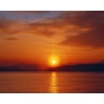 thumbnail image 2 of Terrill, Steve 14x12 Gold Ornate Wood Framed with Double Matting Museum Art Print Titled - WA, Sunset over the Olympic Mountains and Sound, 2 of 4