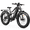 Black, variant on FREESKY Swift Horse Ultra Electric Bike for Adults, 48V 35Ah LG Battery, 750W BAFANG Motor 20MPH, 105mile Long range Fat Tire Full suspension E bike-green