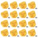 thumbnail image 1 of Paquete de 16 pines de solapa para trajes de hombre, broches de flores de 1.97" [Amarillo], 1 of 1