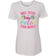 thumbnail image 3 of Inktastic Nail Technician Manicurist Salon Women's T-Shirt, 3 of 5
