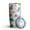 White Dinosaurs Space, variant on 20oz Tumblers White Dinosaurs Volcanoes Birds Pattern Stainless Steel Vacuum Insulated Double Wall Travel Tumbler Cups Mug with Lid and Straw,Cleaning Brush for Cold & Hot Drinks