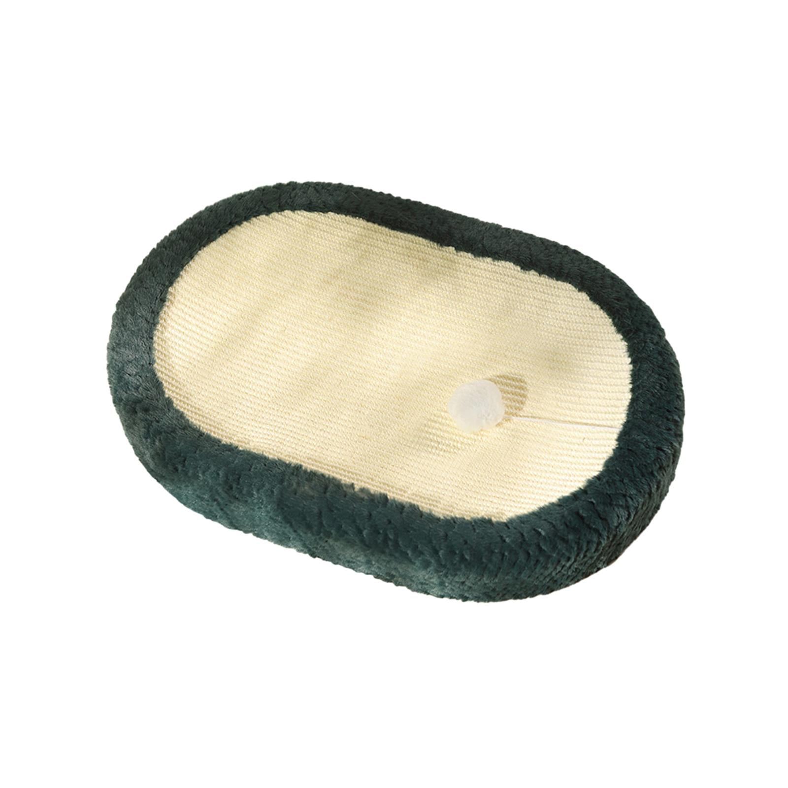 Cat Scratcher Bed Portable Sleeping Nest Sofa Grinding Claws Cat Scratch Pad Dark Green