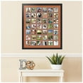 thumbnail image 2 of ArtToFrames Collage Photo Picture Frame with 42 - 3x3" Openings, Framed in Black with Red Orange and Black Mats (CDM-3926-2102), 2 of 8