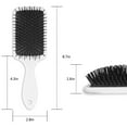 thumbnail image 2 of Hair Brush Pioneer Floral Cushion Base Hair Brushes Touch Paddle Rectangle Hairbrush, 2 of 2