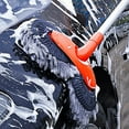 thumbnail image 6 of Soumake Long Handle Car Wash Brush Double Disc Design Detachable Reusable Windshield Window Microfiber Car Duster Dry Towel Cleaning Mop, 6 of 8