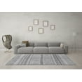 thumbnail image 3 of Ahgly Company Indoor Rectangle Abstract Gray Modern Area Rugs, 6' x 9', 3 of 4