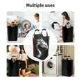 thumbnail image 6 of KLL Cool Black And White Dragon Laundry Hamper,Large Canvas Fabric Lightweight Storage Basket Toy Organizer Dirty Clothes Collapsible Waterproof, 6 of 6