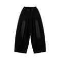 thumbnail image 5 of Womens Wide Leg Pants with Pocke Denim Jeans Slim Straight Pants, 5 of 5