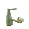thumbnail image 2 of Women's Weekend Low Chunky Block Heel Open Toe Ankle Strap Dress Sandal Shoes Sage 7.5, 2 of 2