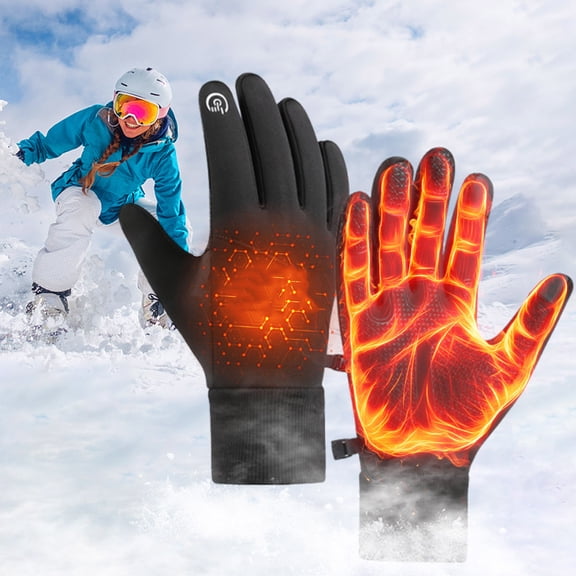 DAMAI Winter Gloves for Men & Women - Touch Screen, 2025 New Waterproof Windproof Thermal Fleece Gloves with Non-Slip Palm for Snowboarding, Skiing & Cold Weather Outdoor