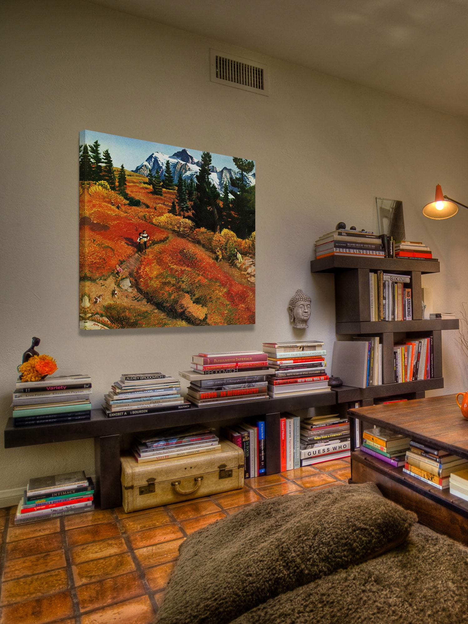 "Fall Photo Op" Painting Print on Wrapped Canvas