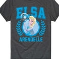 thumbnail image 3 of Frozen - Elsa Collegiate - Toddler And Youth Short Sleeve Graphic T-Shirt, 3 of 5