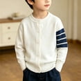 thumbnail image 5 of UACY Little Boys U-Neck Cardigan Button-up Knit Sweater Casual Outerwear, 5 of 6
