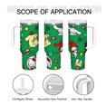 Hello Kitty40 oz stainless steel insulated mug with handle, straw and