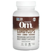 Om - Cordyceps Mushroom Superfood Daily Boost 2000 mg. - 90 Vegetarian Capsules