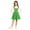 ZA-Green-girls dress skirts party outfits, variant on Overall Pinafore Dresses for Girl Adjustable Straps Pleated Mini Cute Suspender Skirts Pinafore Dress Solid Bib Jumper Dress 2-15Y