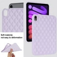 thumbnail image 7 of for iPad mini 6th Gen 8.3" 2021 Back Case, Luxury Durable Shock-Absorption Silicone TPU Soft Ultra Slim Drop Protective Elegant for Men Women Case Cover for iPad mini 6th Gen 8.3" 2021, Purple, 7 of 7