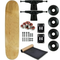Moose Complete Skateboard Natural 7.75" With Black Trucks and Black Wheels