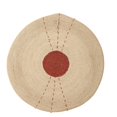 thumbnail image 5 of Sundial Seagrass Round Wall Art Rust, 5 of 5