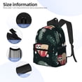 thumbnail image 5 of Picia Baby Sloths Sleeping Large Capacity Backpack Classic Style Backpack Casual Backpack Water-Resistant School Work Travel Outdoor Backpack, 5 of 8