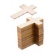 thumbnail image 5 of 36 piezas de recortes de cruz de Pascua, recortes de madera sin terminar, proyectos de bricolaje, adornos ligeros para niños para suministros de, 5 of 9