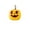 A003- Yellow, variant on Halloween Pumpkin Decorations Green Gradient Jack O Lantern Decor for Indoor Home Mantel Party Tabletop Halloween Home Decor 1 Piece