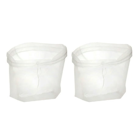 

NUOLUX 2 Pcs Soy Milk Filter Bag Premium Reusable Nut Milk Bag Extra Large Yogurt Strainer Cheesecloth Bag (White 30x30cm)