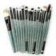 thumbnail image 3 of Juego de 15 brochas de maquillaje suave Colcomx Pinceles de maquillaje Negro, 3 of 7