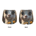 thumbnail image 3 of Balery Adorable Llama In Flowers Pantalones cortos deportivos para mujer con forro y dos bolsillos, elásticos, para entrenamiento, gimnasio, yoga-Small, 3 of 7