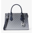 thumbnail image 1 of Michael Kors Bolso Satchel Mediano Sheila con Logo de la Firma y Diseño Degradado, 35r5S6hs8b-azul Marino, 1 of 1