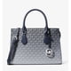thumbnail image 1 of Michael Kors Bolso Satchel Mediano Sheila con Logo de la Firma y Diseño Degradado, 35r5S6hs8b-azul Marino, 1 of 1