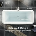 thumbnail image 3 of Eviva Aries 67 inch White Freestanding Bathtub, 3 of 6