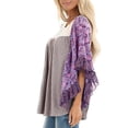 thumbnail image 3 of Pull Col Roulé Épais pour Femmes Ourlet Asymétrique Haut en Polaire, 3 of 5