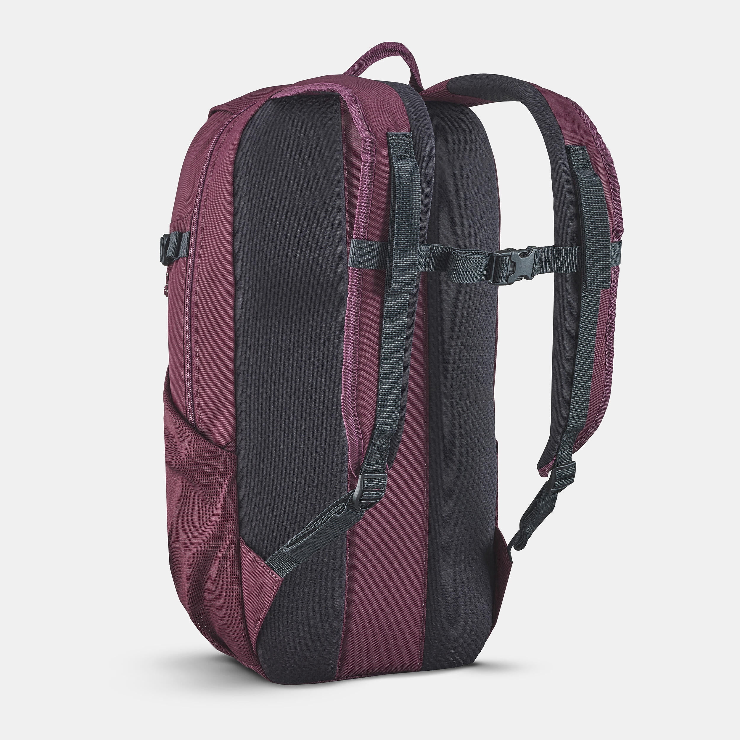 Quechua NH100, 20L Nature Hiking Backpack, Unisex, Burgundy