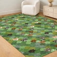 thumbnail image 6 of Addison Rugs Chantille Indoor/Outdoor Transitional Kids Green Machine Washable Rectangle Rug, 10' x 14', 6 of 8