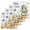 Yellow, variant on Easter Rabbits Kitchen Dish Towels for Drying Dishes Set of 3, Watercolor Flowers Eggs Butterflies Spring Beige Waffle Weave Microfiber Hand Tea Bathroom Towels Quick Dry & Absorbent Towel 12x12