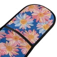 thumbnail image 2 of Dailycode Double Sided Oven Mitt with Loop Heat Resistant Kitchen Long Potholders 7" x 35" Vibrant Light Daisies Flower, 2 of 6