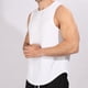 thumbnail image 4 of pstuiky Camiseta sin mangas para hombre, Blusa deportiva sin mangas con cuello redondo y estampado liso informal para hombre Camisas de hombre m, 4 of 5