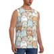 thumbnail image 2 of Balery Lovely Bear Camisetas sin mangas para hombre, absorbe la humedad y protege contra el mal olor.-Small, 2 of 7