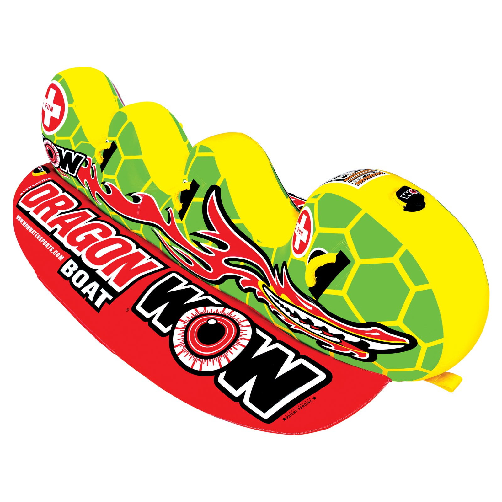 WOW Dragon Boat 3-Rider Towable by World of Watersports